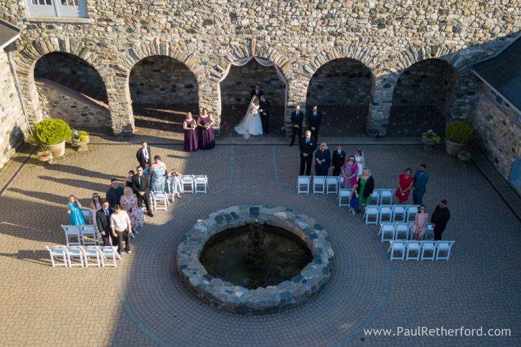 aerial drone castle farms photo