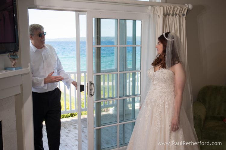 bay harbor wedding photo