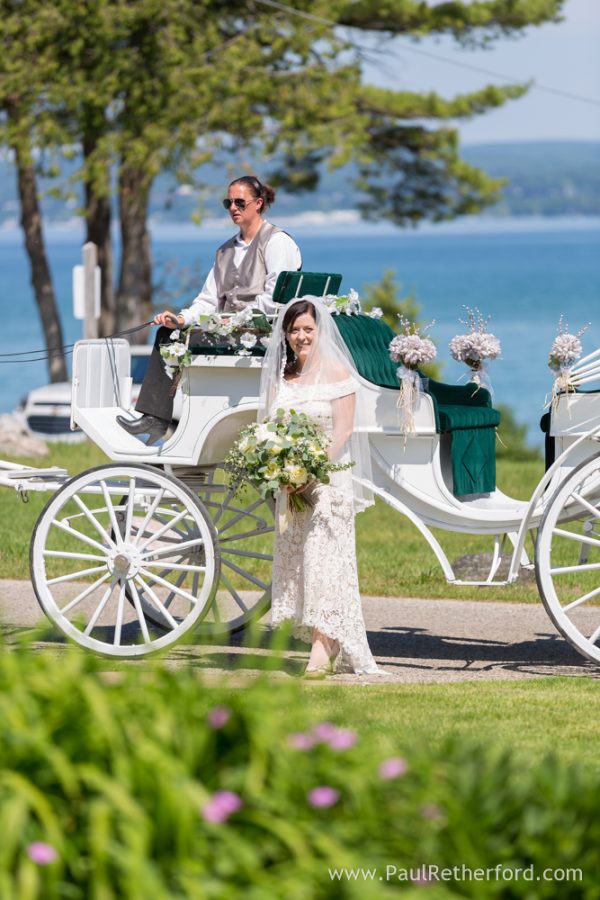 Stafford's Bay View Inn outdoor Wedding Petoskey Michigan Photography