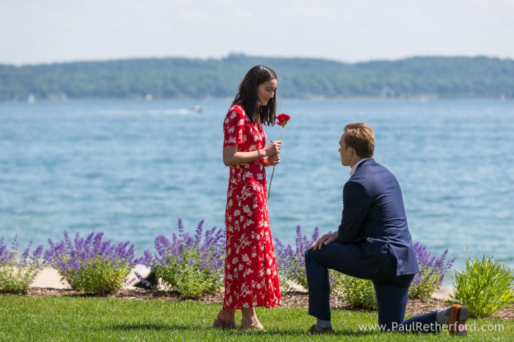 Harbor Springs Northern Michigan Surprise Engagement Photography