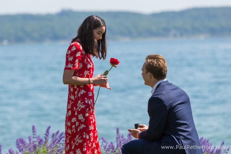 Harbor Springs Northern Michigan Surprise Engagement Photography