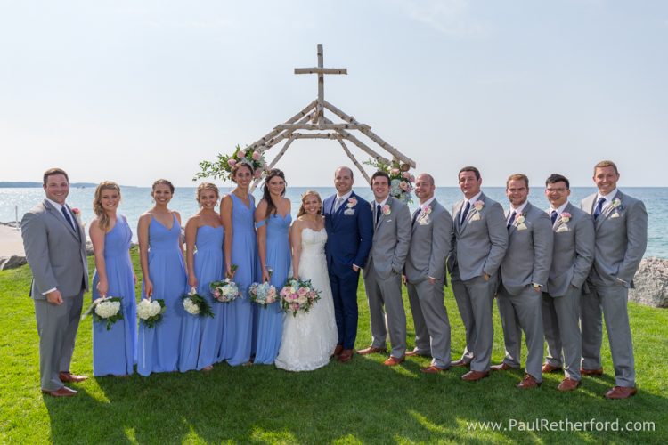 Inn at Bay Harbor Wedding Northern Michigan waterfront Photography