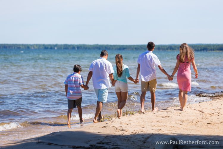 family photo lake huron