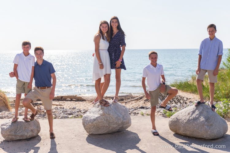 Arcadia Michigan lake family photography beach sand fun