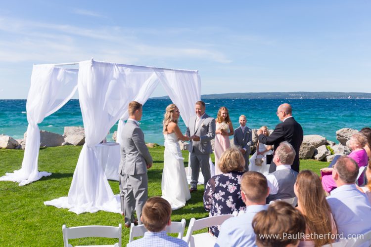 Northern Michigan Inn at Bay Harbor Lake Michigan waterfront Wedding Photography