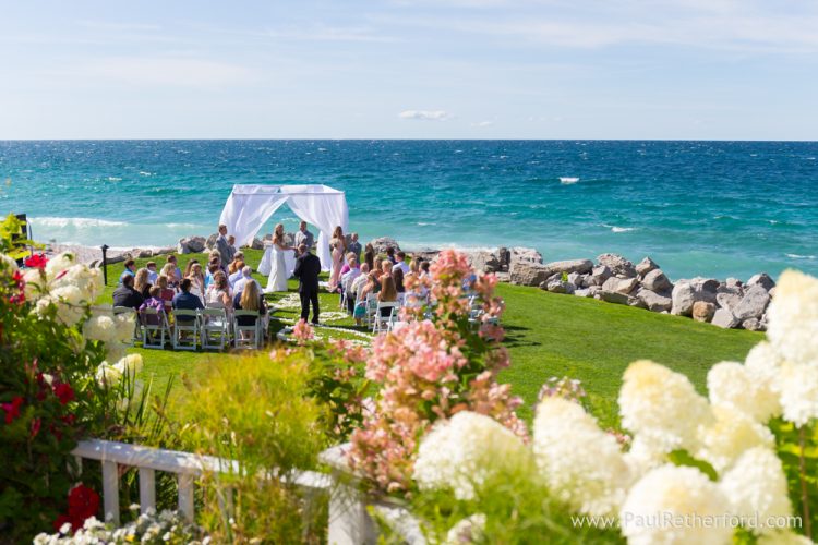 Northern Michigan Inn at Bay Harbor Lake Michigan waterfront Wedding Photography