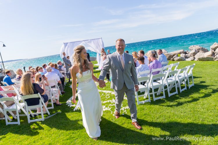 Northern Michigan Inn at Bay Harbor Lake Michigan waterfront Wedding Photography