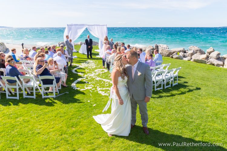 Northern Michigan Inn at Bay Harbor Lake Michigan waterfront Wedding Photography