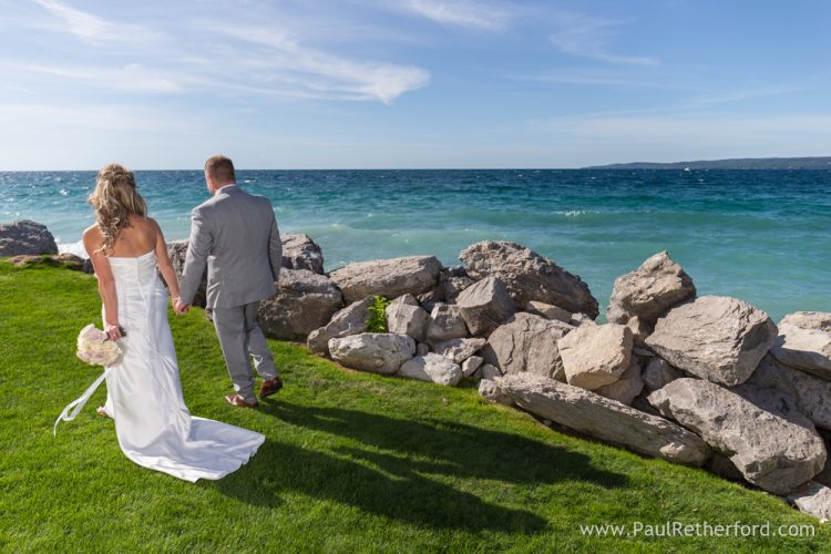 Northern Michigan Inn at Bay Harbor Lake Michigan waterfront Wedding Photography