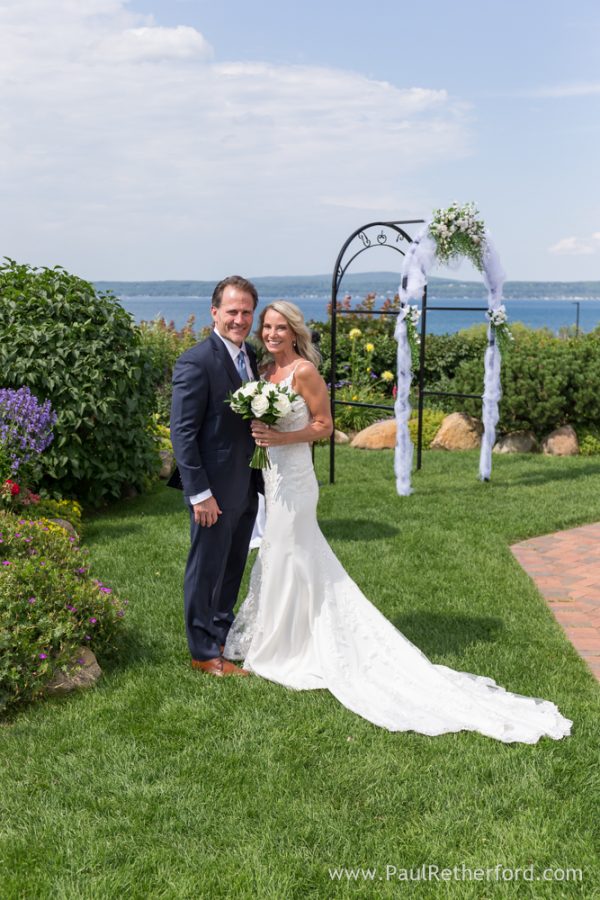Petoskey Wedding Stafford's Perry Hotel Rose Garden Photography