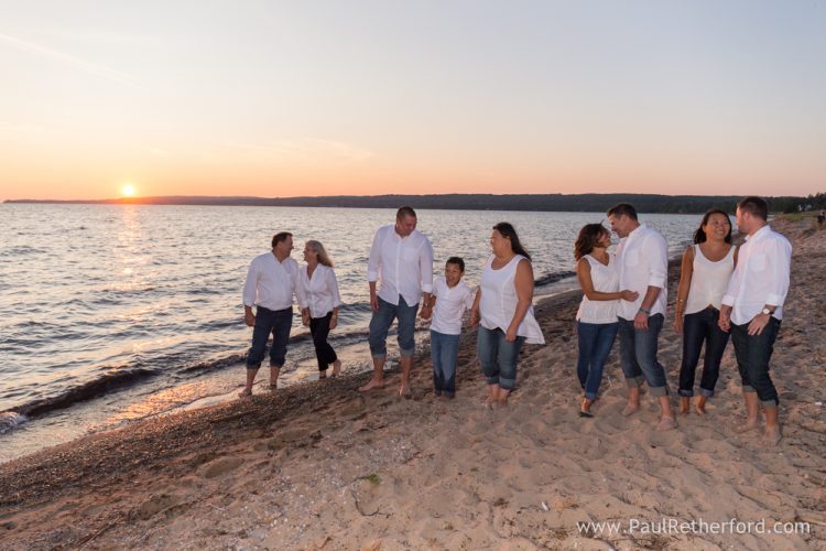 Petoskey State Park family photography Northern Michigan waterfront