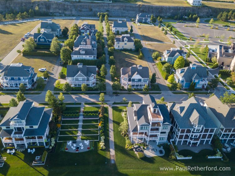 700 Sunset Way Bay Harbor Michigan aerial real estate photography