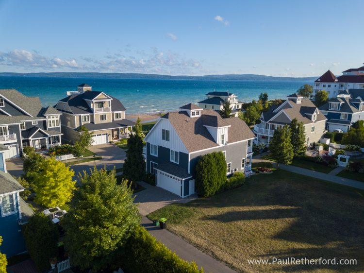 700 Sunset Way Bay Harbor Michigan aerial real estate photography