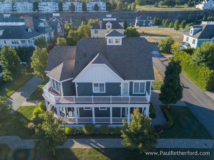700 Sunset Way Bay Harbor Michigan aerial real estate photography