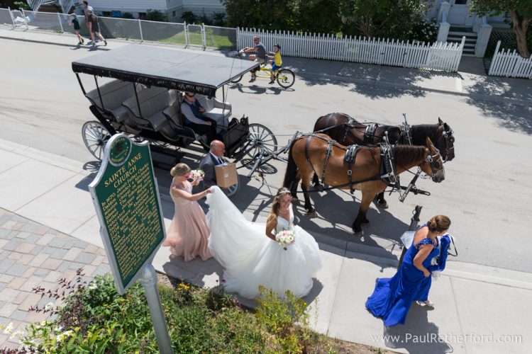 Mission Point Resort Ste Anne Catholic Church Mackinac Island Wedding