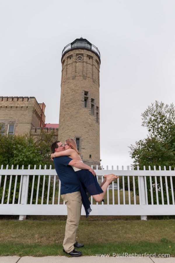 Mackinaw City lighthouse park mackinac bridge view area family maternity photography
