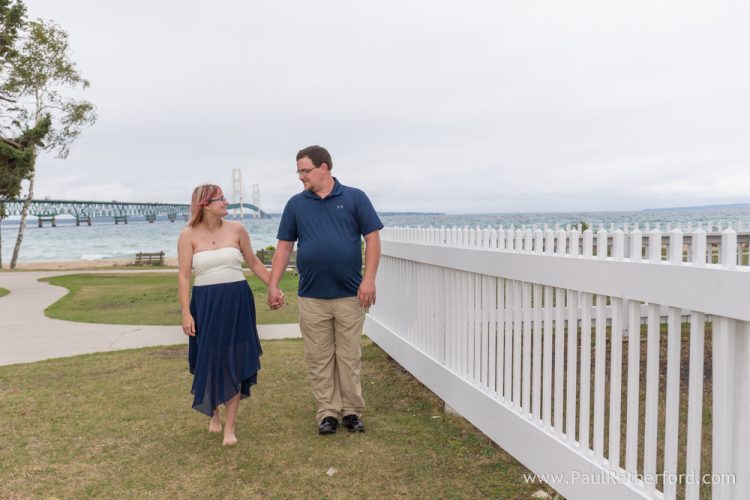 Mackinaw City lighthouse park mackinac bridge view area family maternity photography
