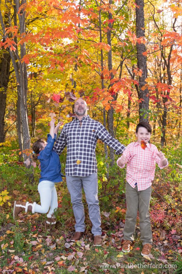Harbor Springs family photography fall Offield nature reserve