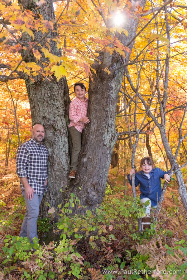 Harbor Springs family photography fall Offield nature reserve
