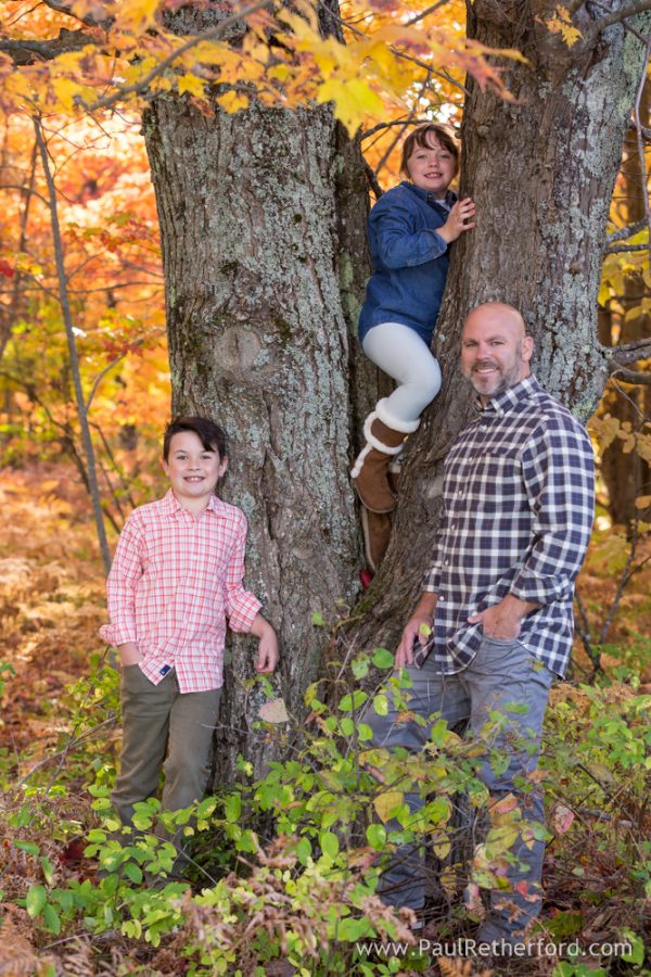 Harbor Springs family photography fall Offield nature reserve