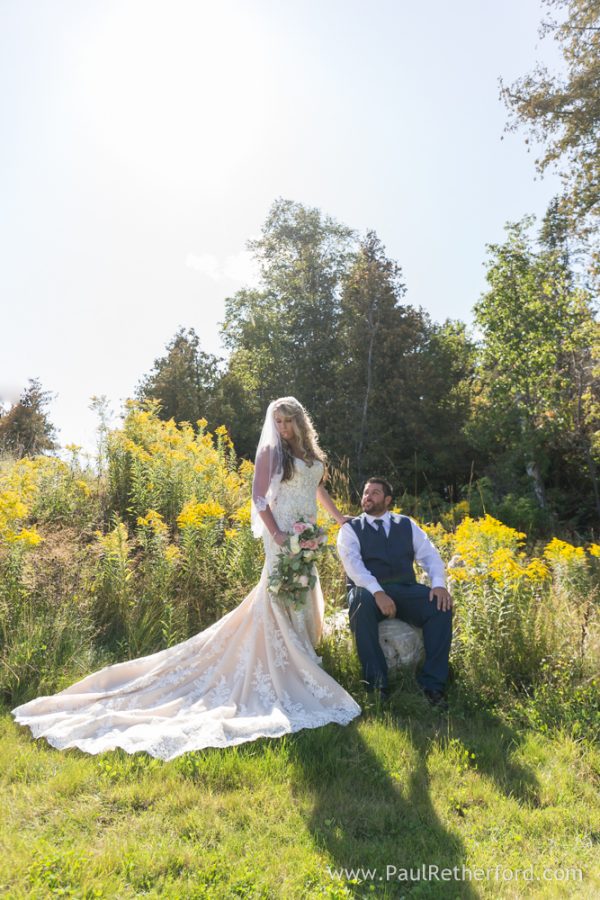 Headlands Dark Sky Park event center Mackinaw City Wedding Photography