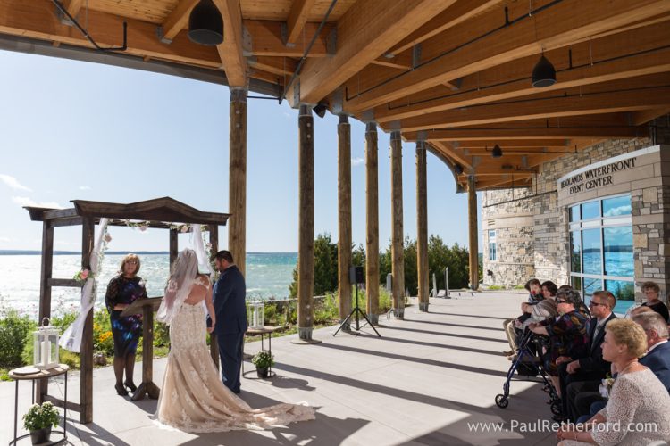Headlands Dark Sky Park event center Mackinaw City Wedding Photography