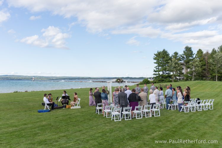 Bay View Terrace Inn Petoskey Bayfront Park West Wedding Photography