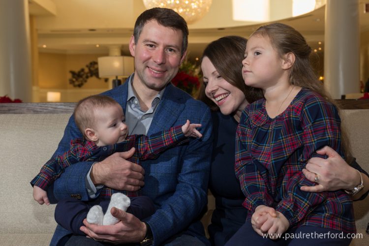 winter family photographer paul retherford