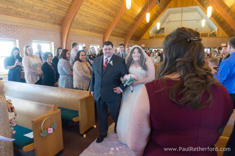 bride aisle st paul lutheran church