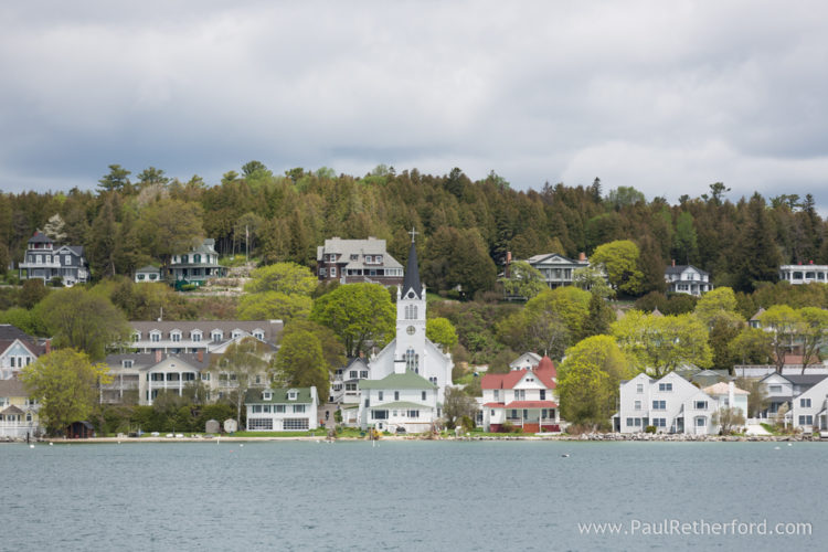 ste anne church mackinac island michigan photo