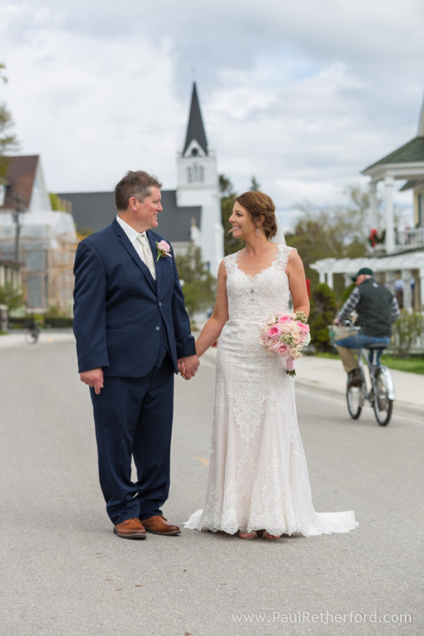 Spring Mackinac Island Wedding Ste. Anne Church outdoor Photo Deanna Tad