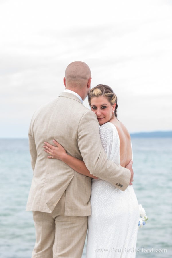 Bay Harbor Sunset Beach Intimate Wedding Photography Northern Michigan