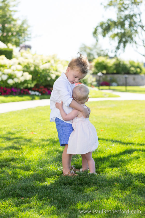 Bay Harbor waterfront family session Lake Michigan Photo