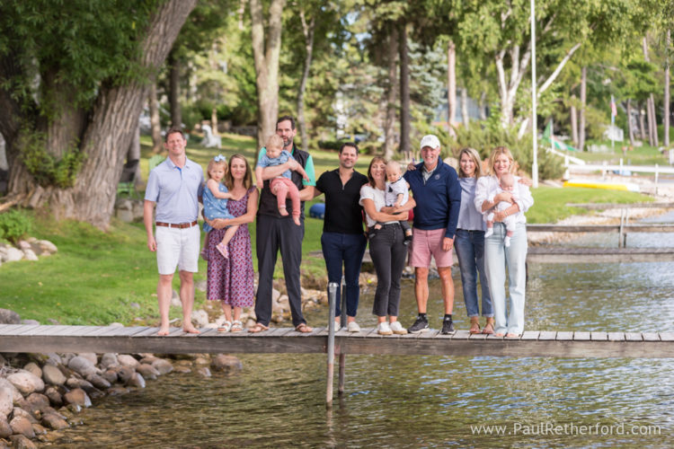 northern michigan mullet lake family photo