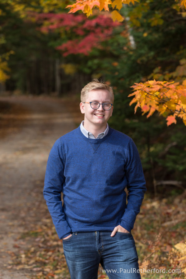 Senior high school senior photo session Beaver Island Michigan