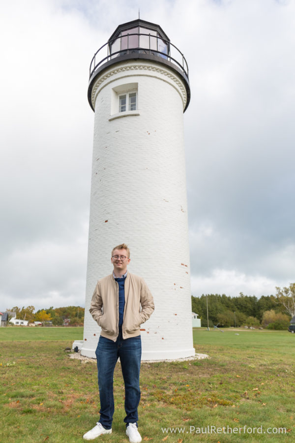 Senior high school senior photo session Beaver Island Michigan