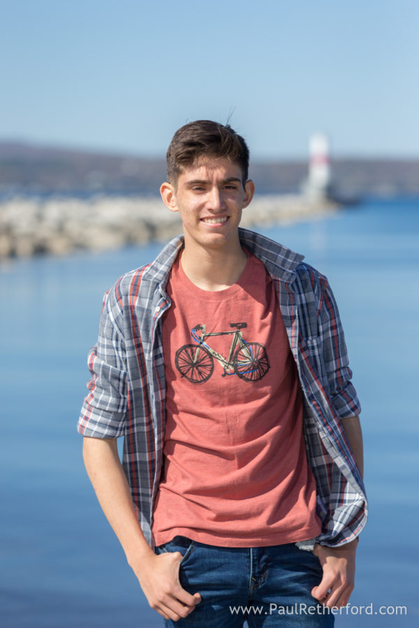 Senior Photography Northern Michigan Petoskey Bayfront Park Lake Michigan