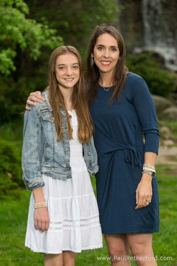 Family dental teeth photo session Bayfront Park Petoskey Michigan