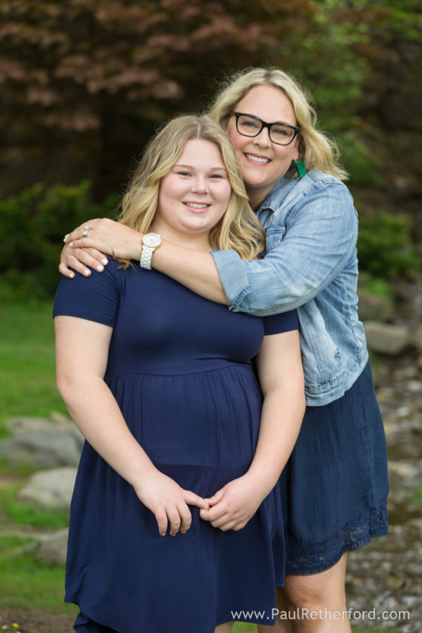 Family dental teeth photo session Bayfront Park Petoskey Michigan