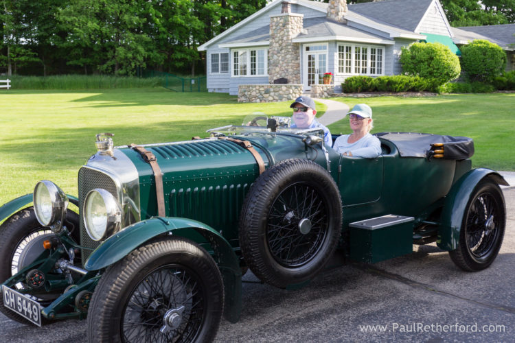 Northern Michigan vintage Bentley car show meet cruise Maple River Farm