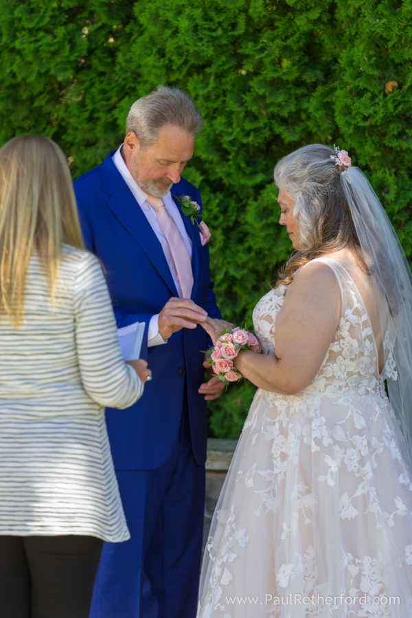 Grand Hotel Mackinac Island tea garden fountain lawn Wedding Photography