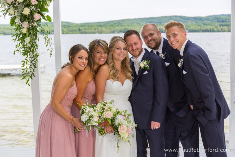 Pickerel Lake Wedding Clark's on the lake Northern Michigan Alanson Photography