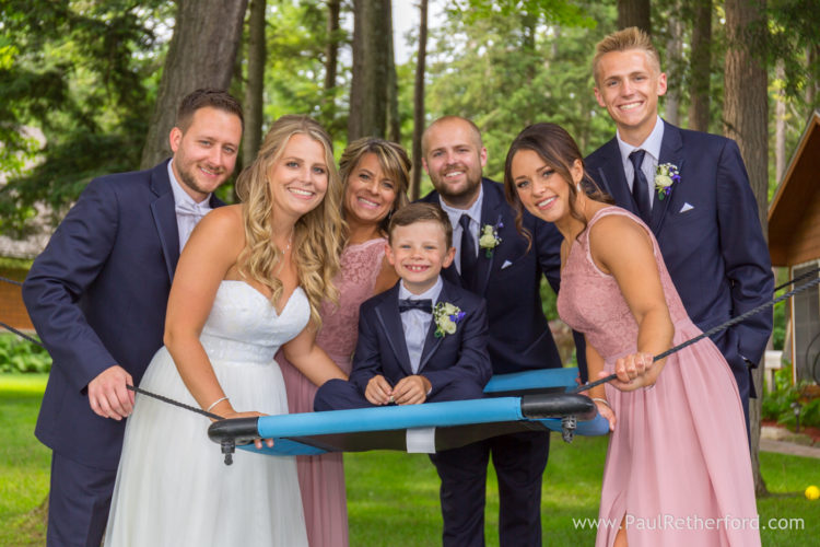 Pickerel Lake Wedding Clark's on the lake Northern Michigan Alanson Photography