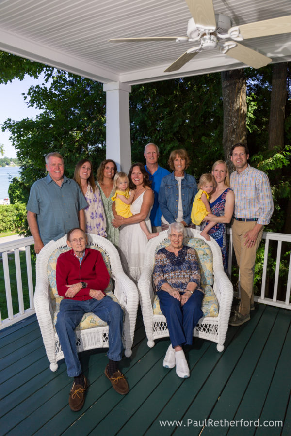 Walloon Lake intimate family Wedding renewal Photography