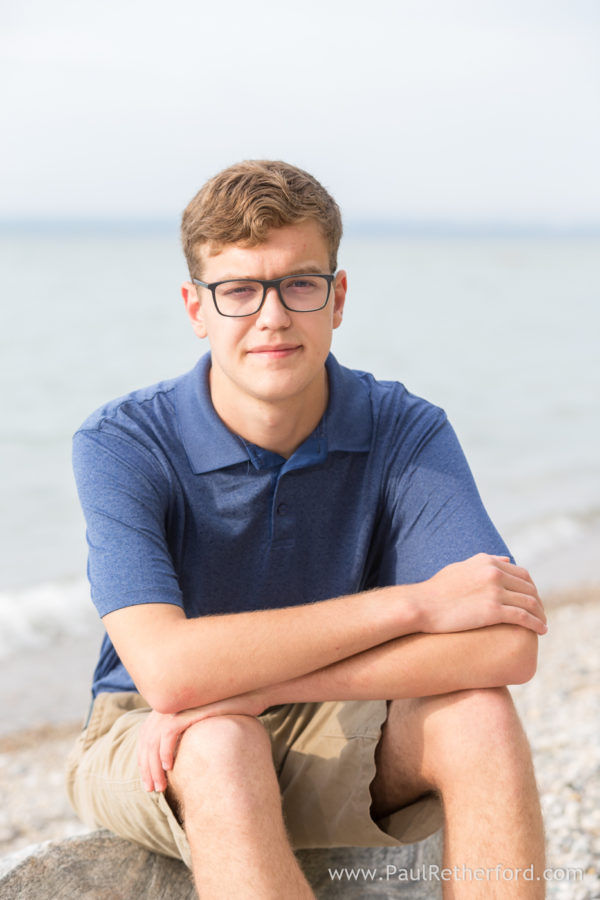 Senior High School Photography Lake Michigan Petoskey Photographer