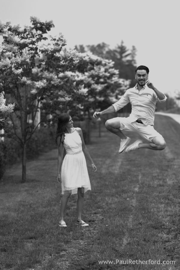 Downtown Petoskey Engagement Photography Lake Michigan