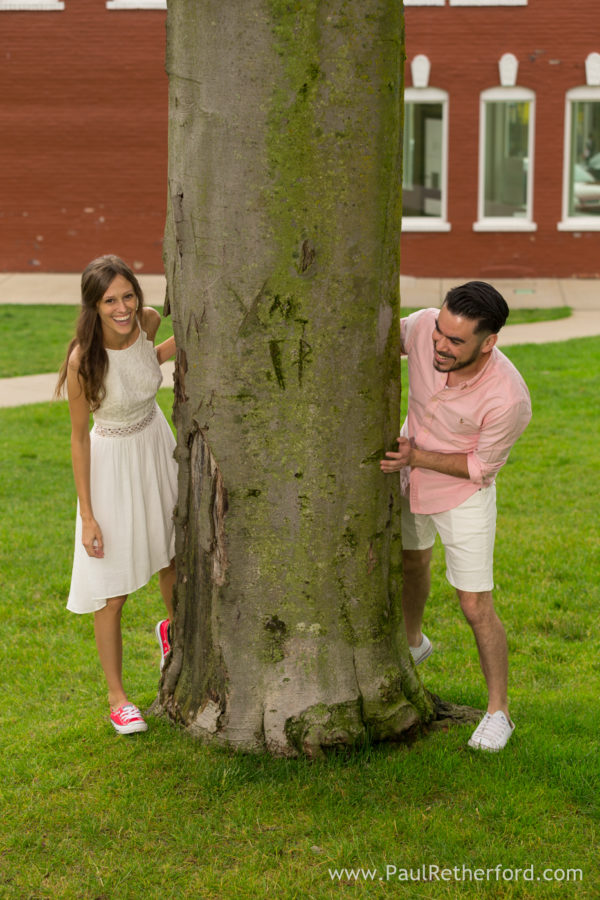 Downtown Petoskey Engagement Photography Lake Michigan
