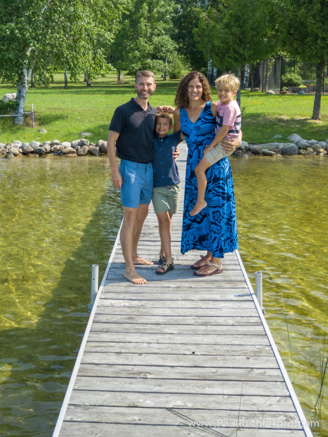 Pickerel Lake Northen Michigan Alanson family photography