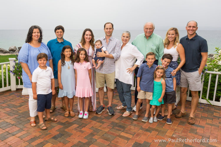 Family Portrait Session Inn at Bay Harbor Rainy Day Photography
