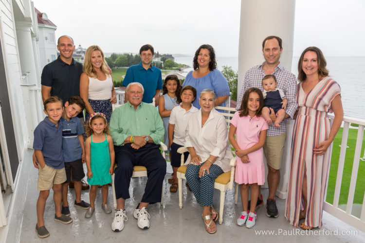 Family Portrait Session Inn at Bay Harbor Rainy Day Photography